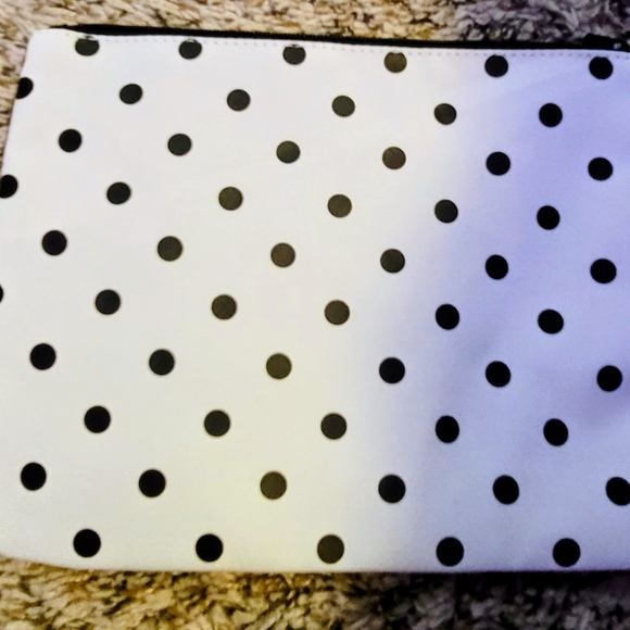 Kate Spade Black and White Makeup Bag - Picture 3 of 3